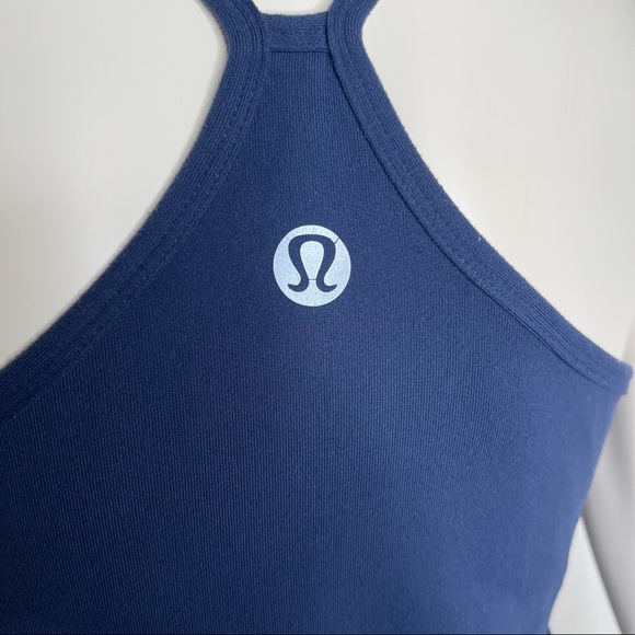 MADE IN CANADA lululemon Power Y Tank - Navy - Picture 4 of 5